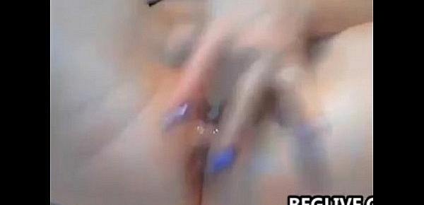  Oozing Pussy Fingering Close Up